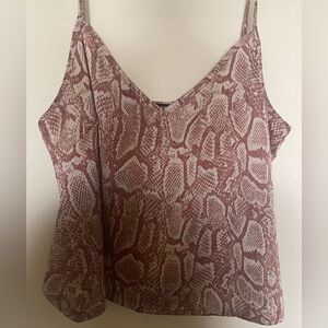 Forever 21 Pink Snake Print Camisole